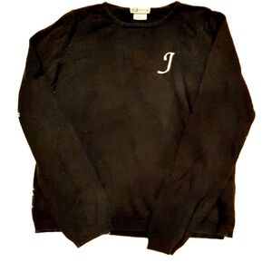 3/$12💥 Black sweater with J monogram